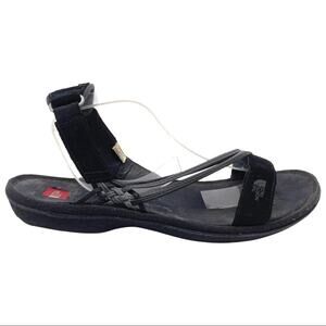 THE NORTH FACE women's black leather sandals size 10